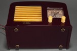 Fada Catalin 53 / 5F50 Radio in Maroon with Yellow - Rare Color Combo